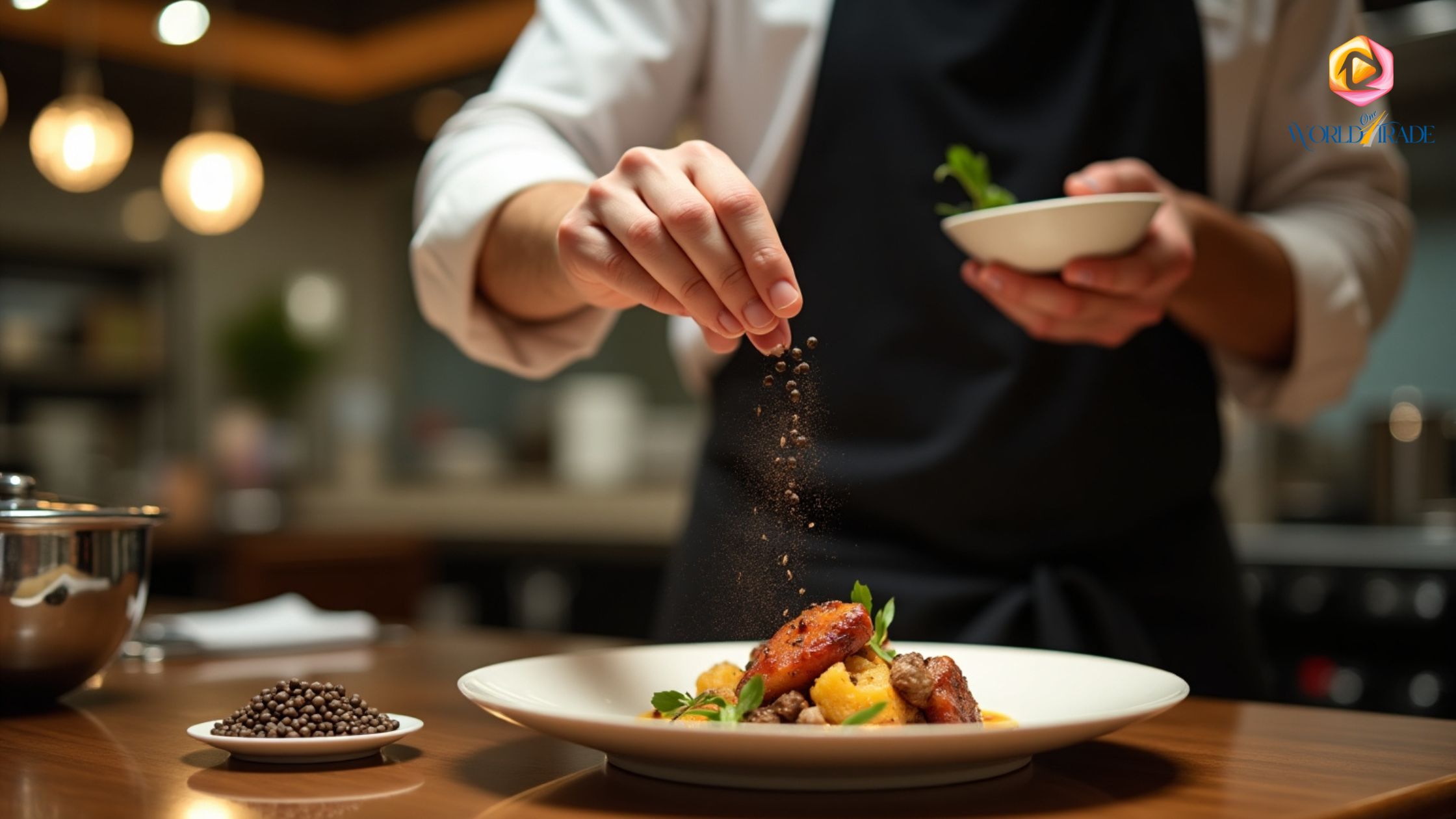 WorldOneTrade - Export Quality Indian Black Peppercorns, Indian Black Peppercorns Price, Indian Black Peppercorns, Black Peppercorn Exporters from India, Exporters from India