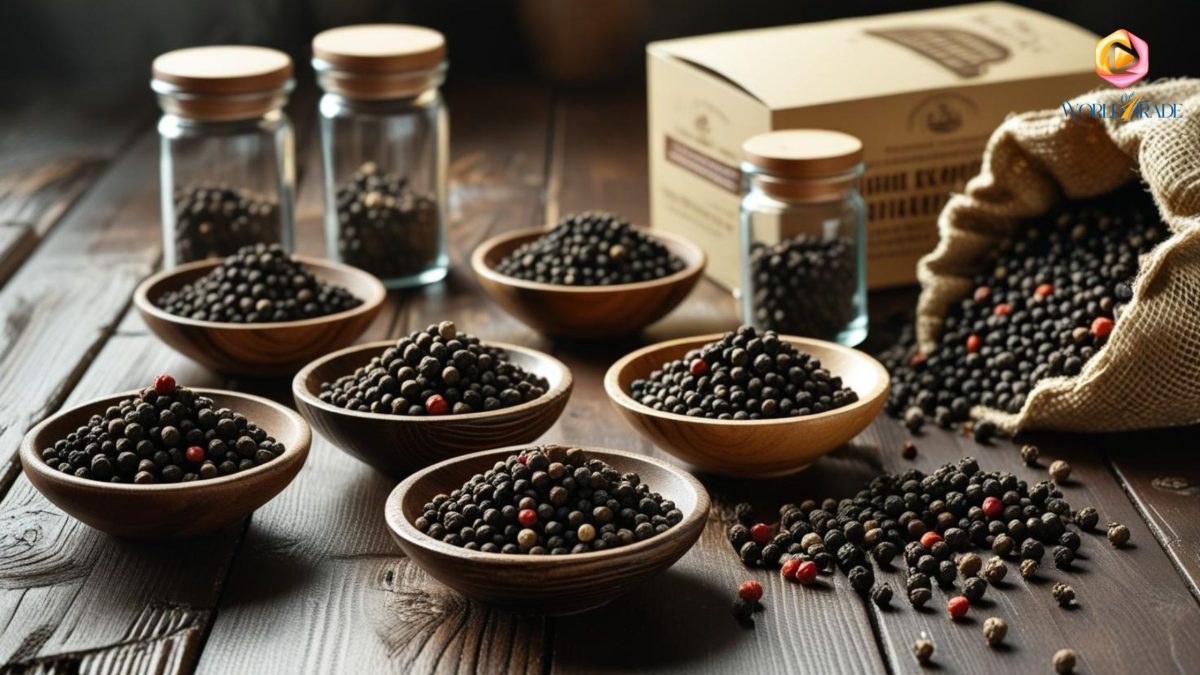 WorldOneTrade - Export Quality Indian Black Pepper, Indian Black Pepper Price, Indian Black Peppercorns, Black Pepper Exporters from India, Exporters from India, Indian Spices Export Company