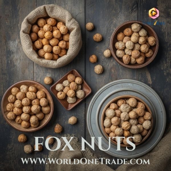 WorldOneTrade – Exporters of Indian Fox Nut Makhana, Exporters of Indian Foxnut Makhana, Exporters of Indian Fox Nuts, Indian Fox Nuts Exporters, Indian Makhana Exporters, Best Quality Fox Nuts, Premium Fox Nuts Exporters in India, Premium Quality Makhana Exporters in India